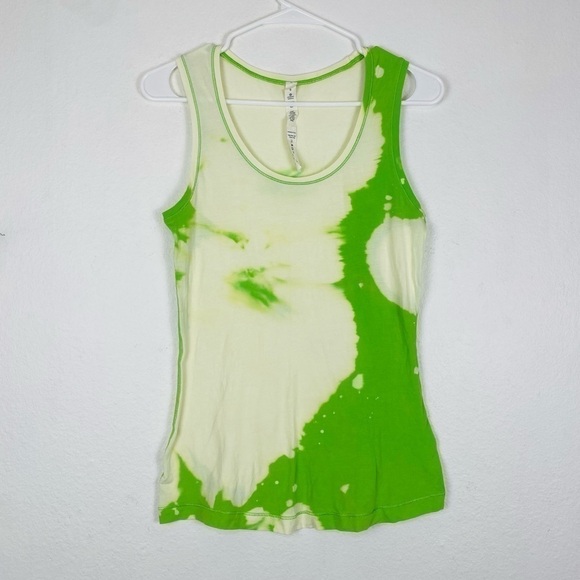 LULULEMON Lightweight Green Tie Dye Tank Size 6 - Picture 1 of 8